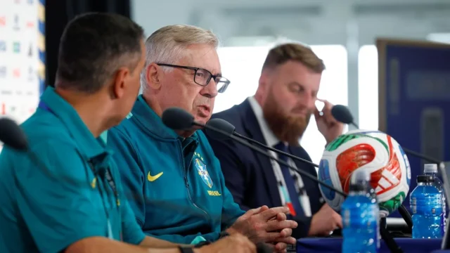 Ancelotti fala sobre o progresso do Brasil na Copa