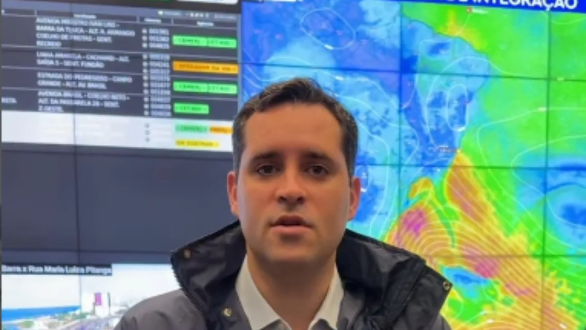 Rio alerta população para ventos fortes de até 90 km/h
