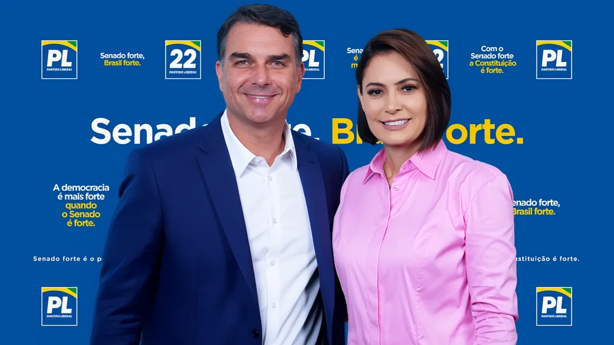 Michelle Bolsonaro publica vídeo com Flávio após desentendimento