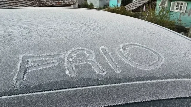 Frio intenso deve atingir o Rio Grande do Sul com temperaturas abaixo de zero