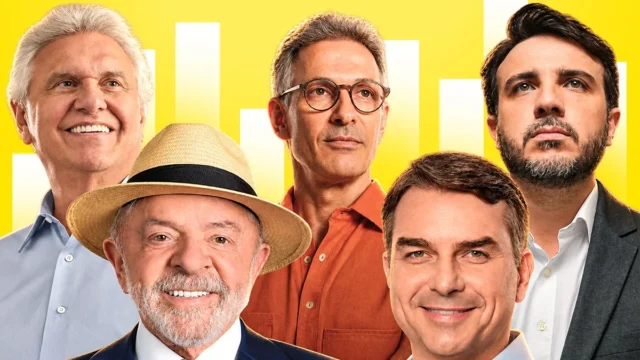 Lula lidera intenção de votos com 39%, Flávio tem 33%