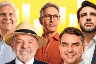 Eleitores indicam Lula na frente, seguido por Flávio, Caiado, Renan e Zema
