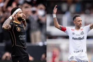 Corinthians e Santos têm times definidos com Depay e Neymar