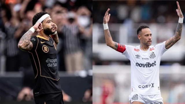 Corinthians e Santos têm times definidos com Depay e Neymar