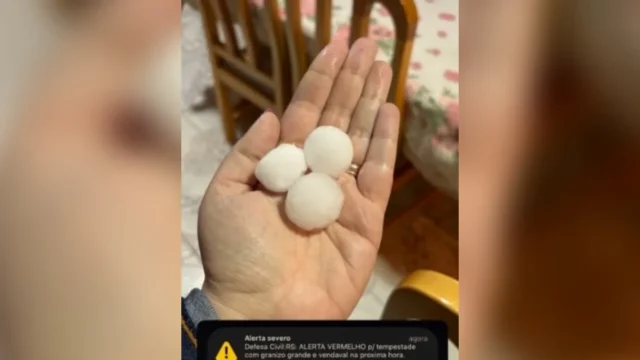 Alerta vermelho em Gramado e Canela por forte tempestade