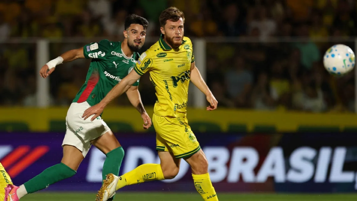 Mirassol e Palmeiras empatam em jogo movimentado pelo Brasileirão