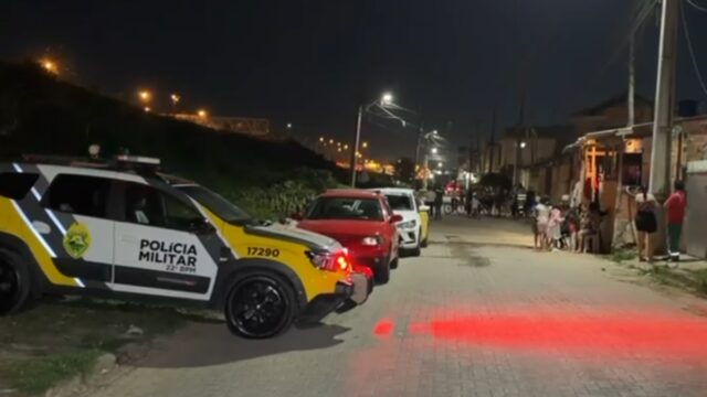 Traficante é baleado e vê comparsa morrer em ataque em Colombo