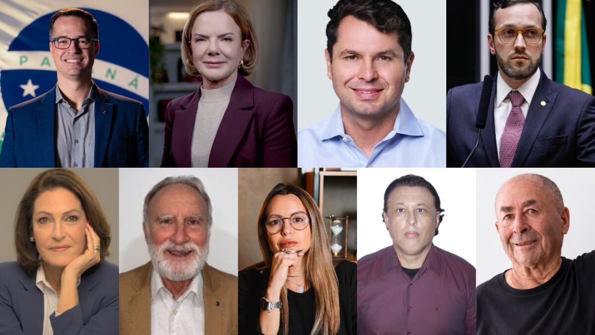 Liderança de candidatos para o Senado no Paraná em 2026