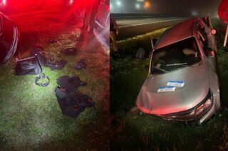 Homem é preso com caminhonete roubada e disfarce de policial