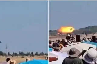 Caça grega cai em show aéreo e mata dois pilotos