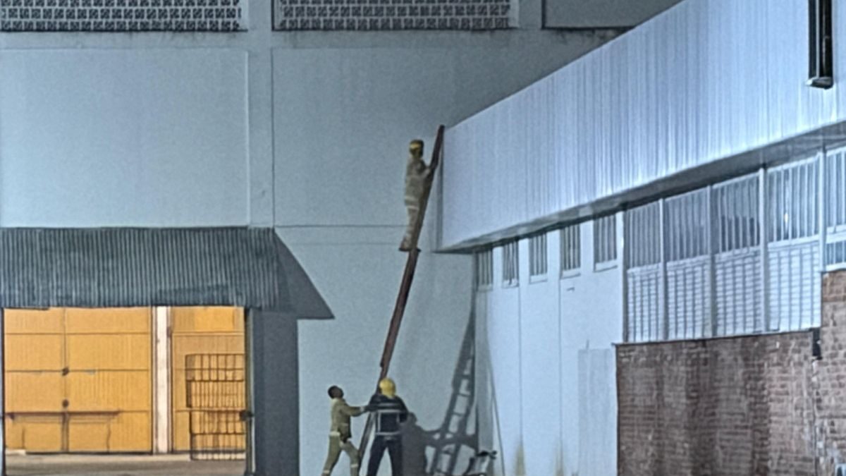 Balão provoca fogo em depósito de faculdade em Curitiba