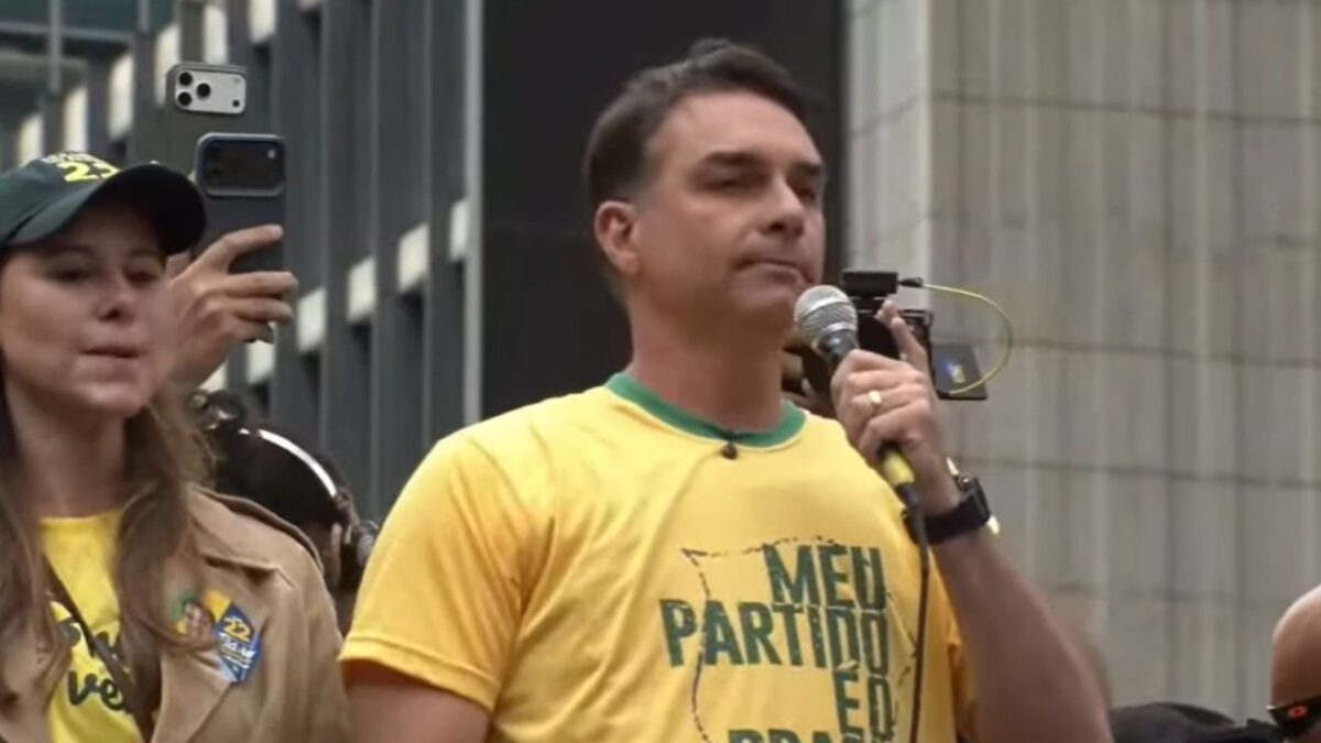Flávio promete enfrentar Lula e Moraes em ato no 7 de Setembro