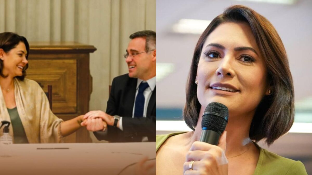 Michelle Bolsonaro defende André Mendonça em meio à crise no STF