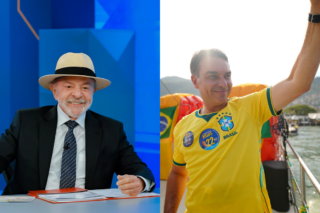 Lula e Flávio Bolsonaro estão praticamente empatados no segundo turno