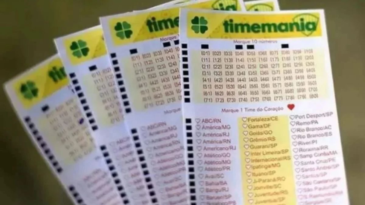 Confira os números sorteados da Timemania 2439 de hoje