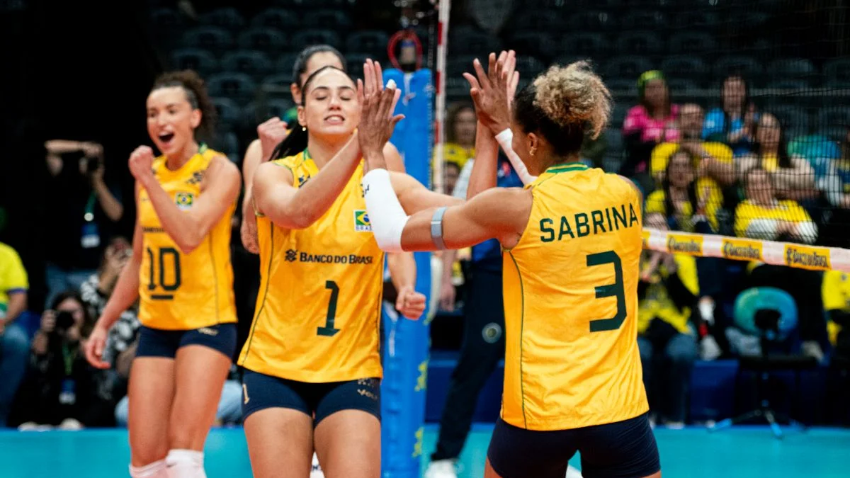 Brasil vence Venezuela e inicia Sul-Americano de Vôlei com vitória
